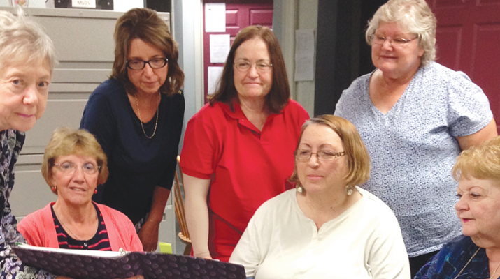Members of the WNY Women’s Lymphedema Support Group at one of their monthly meetings