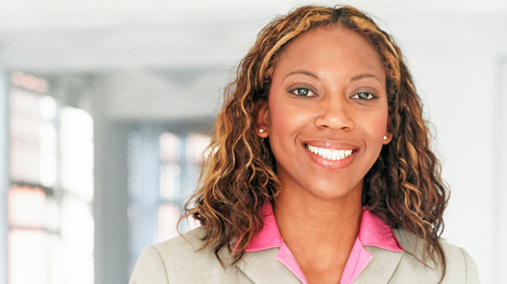 Young business woman