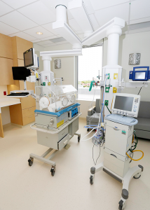 A room in The Children’s Guild Foundation Neonatal Intensive Care Unit at Oishei Children’s Hospital (fourth floor)