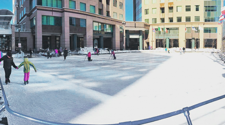 Rotary Rink at Fountain Plaza, which is managed by Buffalo Place. Photos courtesy of Buffalo Place, Inc.