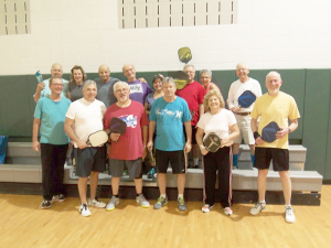 Men and women who live in the Southtowns gather every Sunday to play pickleball in the gymnasium at the Town of Hamburg Senior Center.