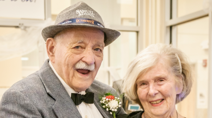 Trendy couple: Elizabeth “Ebeth” Merkle and John Denninger are part of a growing number of older couple who are “couple” but never wed or cohabitate.