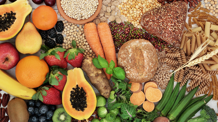 Some food with high fiber content. “Fiber can influence inflammation in the entire body,” says Mary Jo Parker, registered dietitian at Nutrition & Counseling Services in Williamsville.