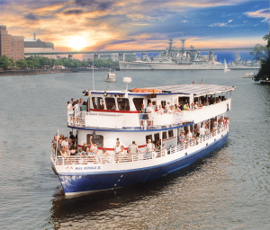 Buffalo Harbor Cruises offers sightseeing and party cruises and private charters that feature breathtaking scenic views, picturesque sunsets and great entertainment aboard the Miss Buffalo II. Photo provided.