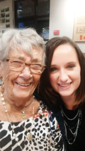 Shirley Mozer, of Buffalo (formerly of Amherst) with her granddaughter, writer Jenna Schifferle. Photo provided.