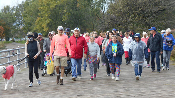 Dory Matwijkow and Austin’s Angels hit the boardwalk at Beaver Island State Park Oct. 16 to raise funds for “Step Up For Autism”